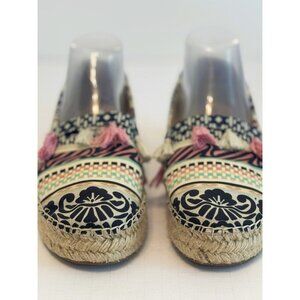 Anthropologie, Crown Vintage, Women's Espedrilles, Canvas Print, Size 8 1/2